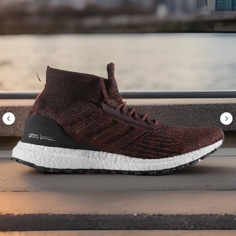 Adidas Ultra Boost All Terrain (ATR) Mid Burgundy Running Mens 12 S82035 46 2/3
